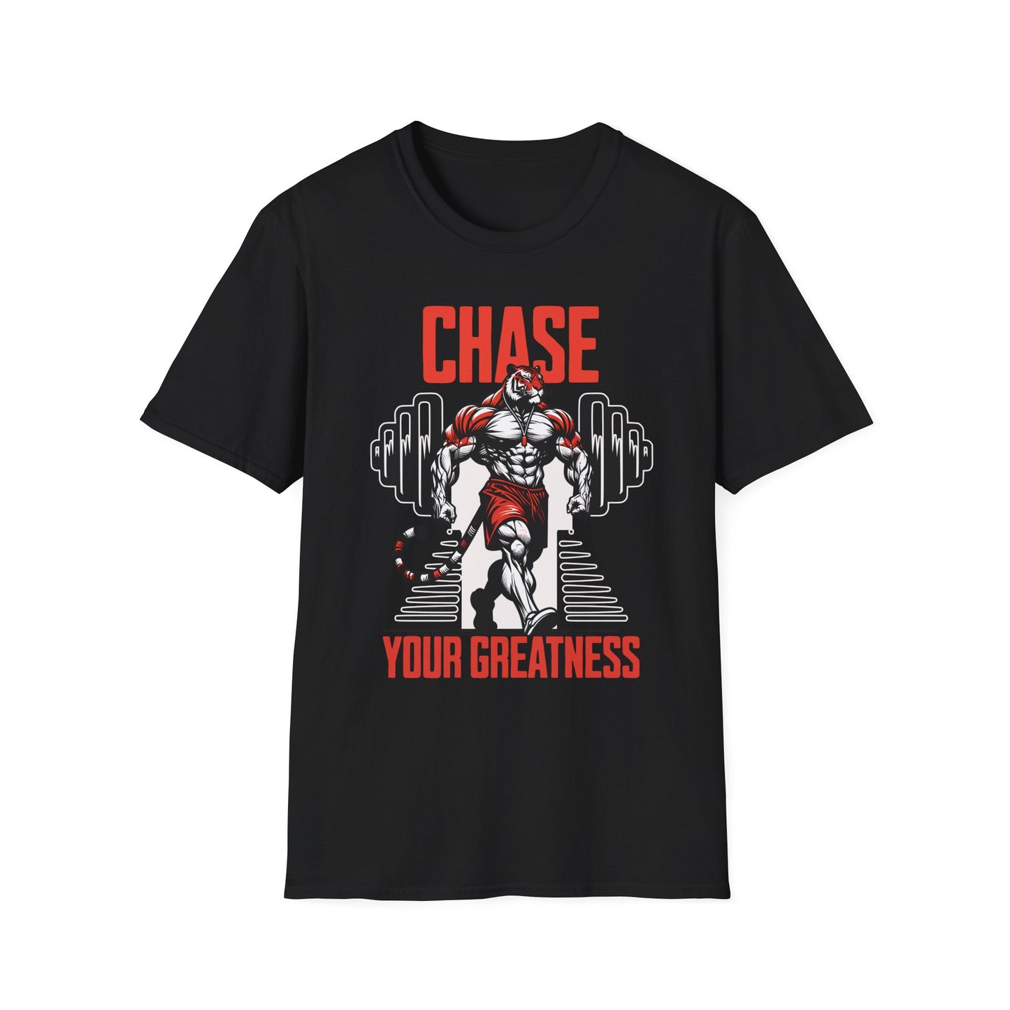 Motivational Tiger - Chase Your Greatness T-Shirt