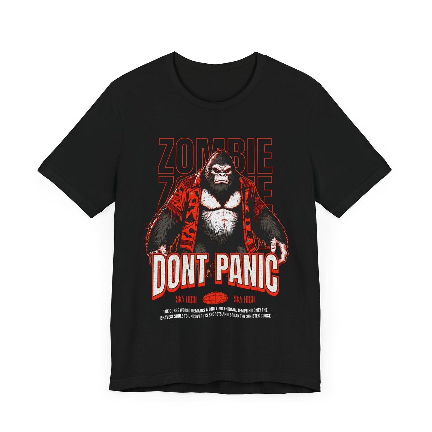 Halloween Zombie Bigfoot T-Shirt