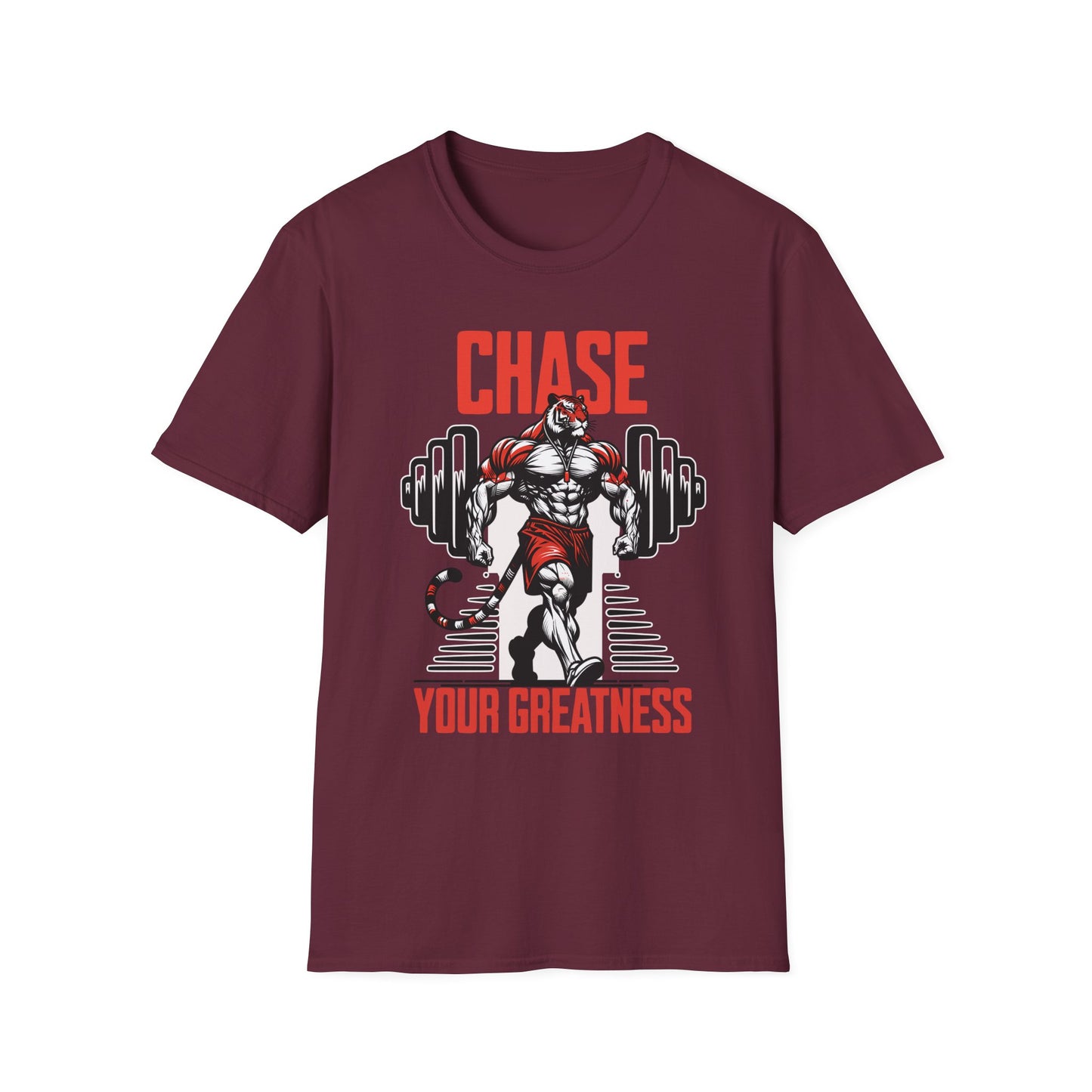 Motivational Tiger - Chase Your Greatness T-Shirt