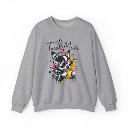 Taco Music Time Crewneck Sweatshirt