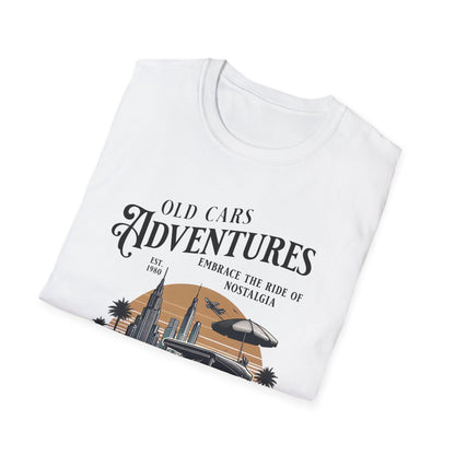 Old Cars Adventures Unisex T-Shirt