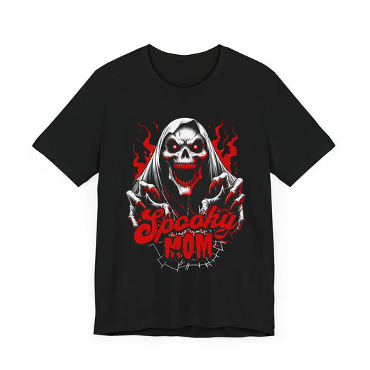 Halloween Spooky Mom Tee, Halloween Costume Shirt, Unisex Halloween T-Shirt,