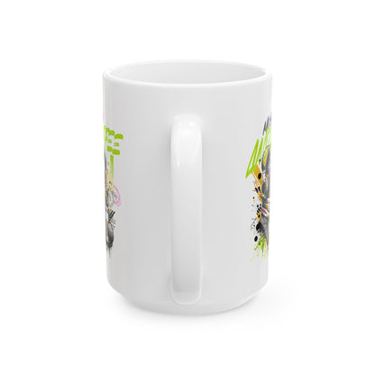 Music and Coffee Ceramic Mug