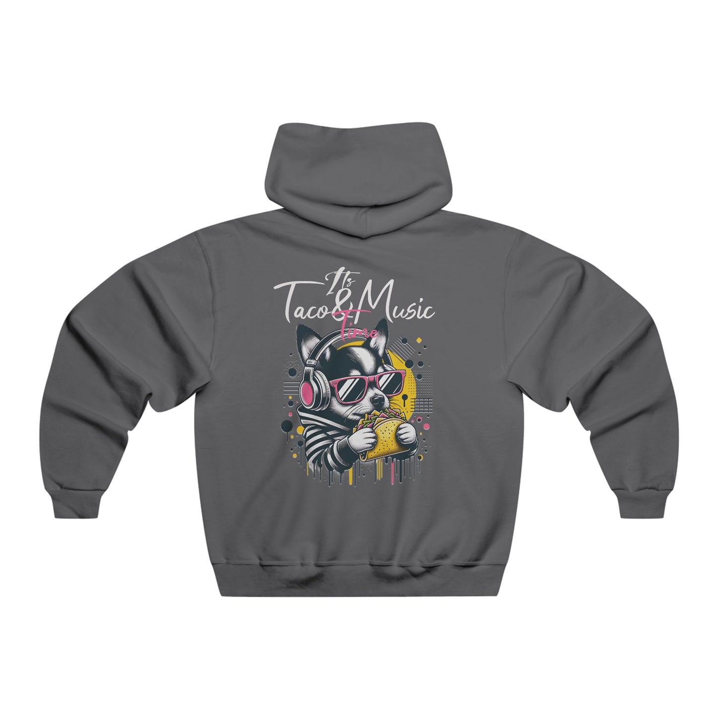 Hooded Sweatshirt Graffiti Style