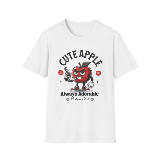 Cute Apple with Gun T-Shirt