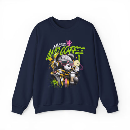Coffee and Music Crewneck Sweatshirt