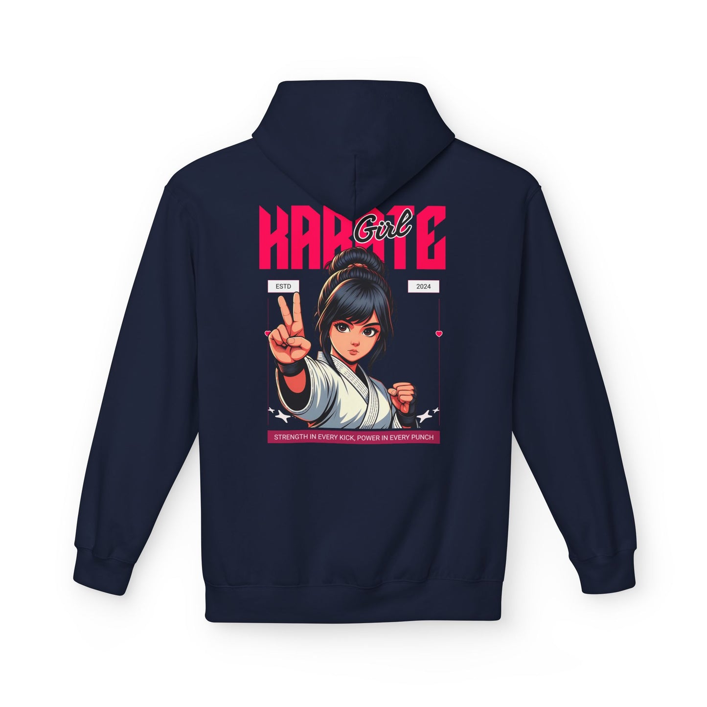 Karate Girl Hoodie Design