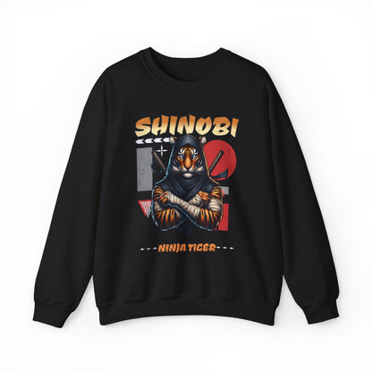Tiger Ninja Sweatshirt Japanese Style