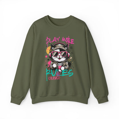 Cute Graffiti Cat Sweatshirt