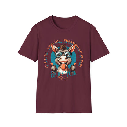 Donkey T-Shirt - Happy Donkey Design