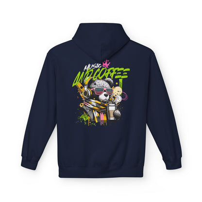 Music and Coffee Hoodie Design