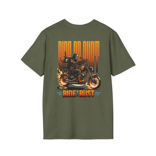 Skull Riding, Motorcycle Ride Unisex T-Shirt