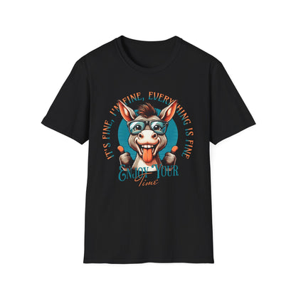 Donkey T-Shirt - Happy Donkey Design