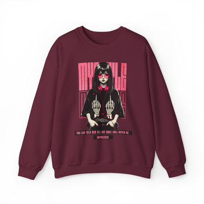 Crewneck Sweatshirt - Stylish Girl Design