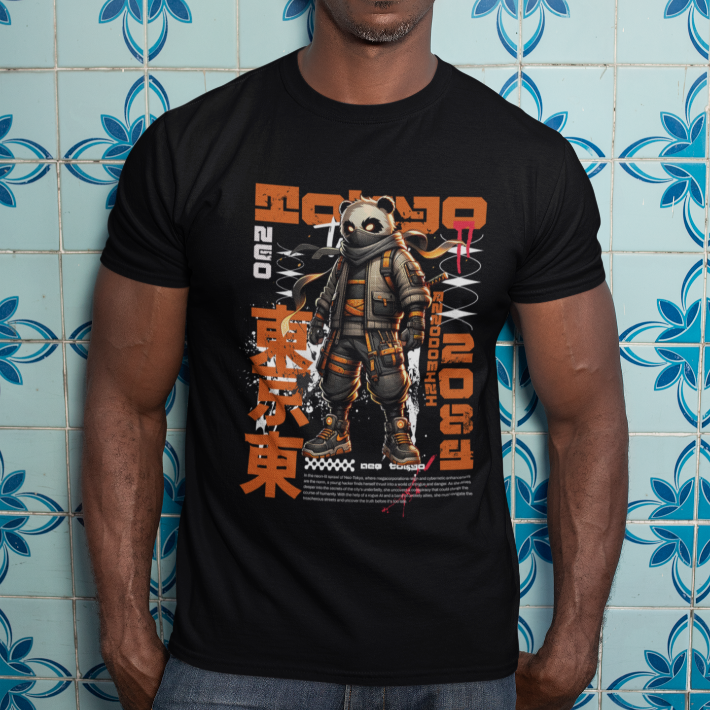Tokyo Ninja Panda T-Shirt
